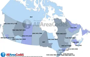 Canadian Area Codes
